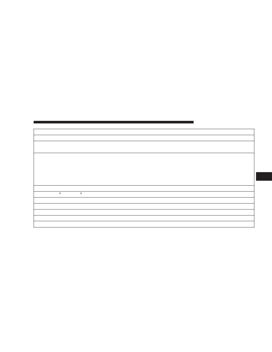 Tire identification number (tin) | Jeep 2008 Commander User Manual | Page 309 / 478
