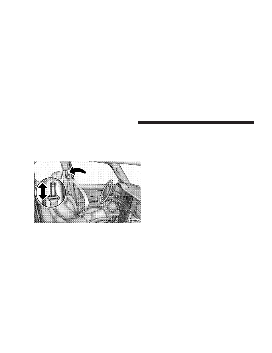Adjustable upper shoulder belt anchorage, Automatic locking mode - if equipped, Automatic locking mode — if equipped | Jeep 2008 Commander User Manual | Page 44 / 478