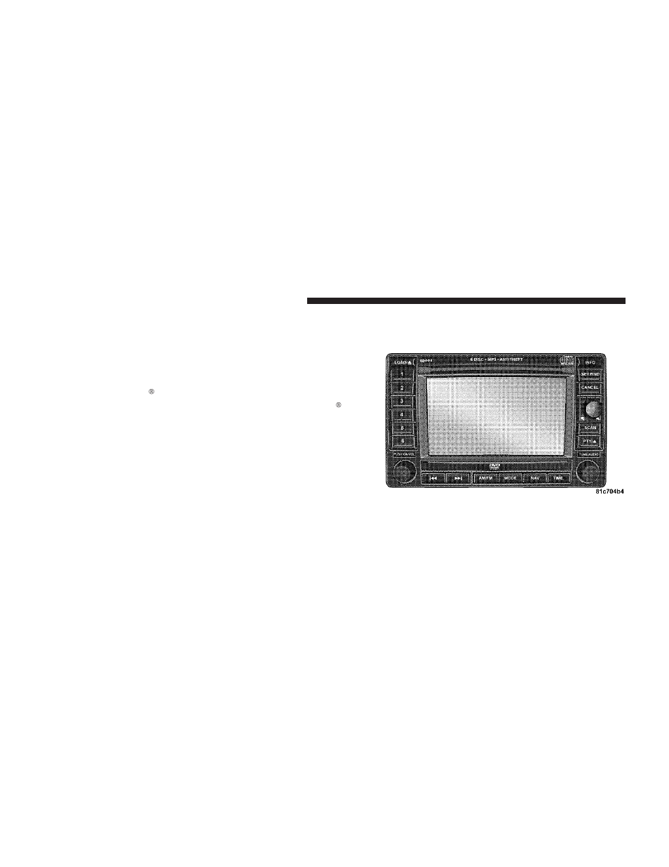 Sales code rec — am/fm/cd (6–disc) radio, With navigation system | Jeep 2008 Compass User Manual | Page 204 / 399