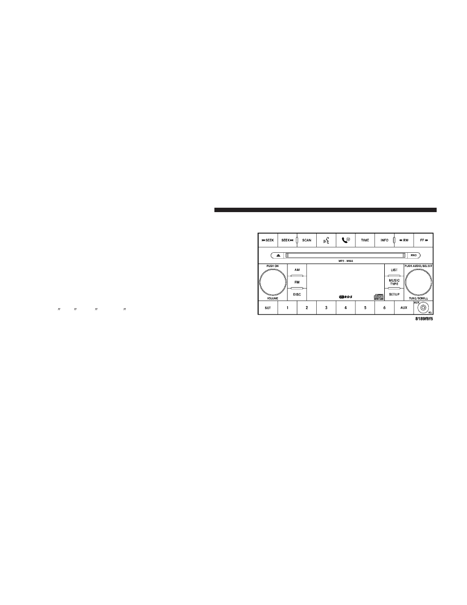 Operating instructions - radio mode, Sales code res — am/fm stereo radio with, Cd player (mp3 aux jack) | Jeep 2008 Grand Cherokee User Manual | Page 228 / 490