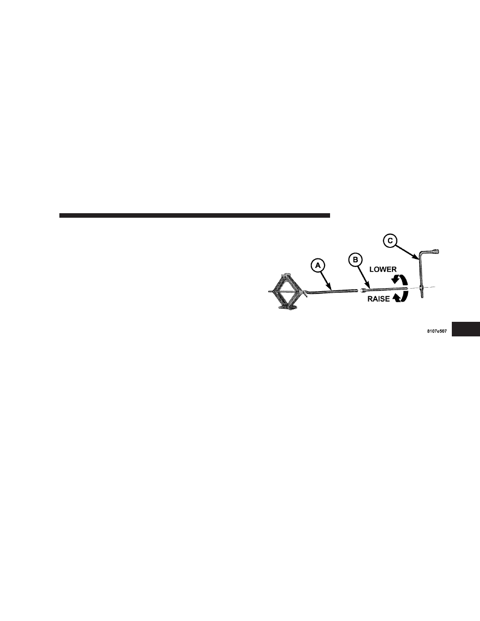 Jacking instructions | Jeep 2008 Grand Cherokee User Manual | Page 375 / 490