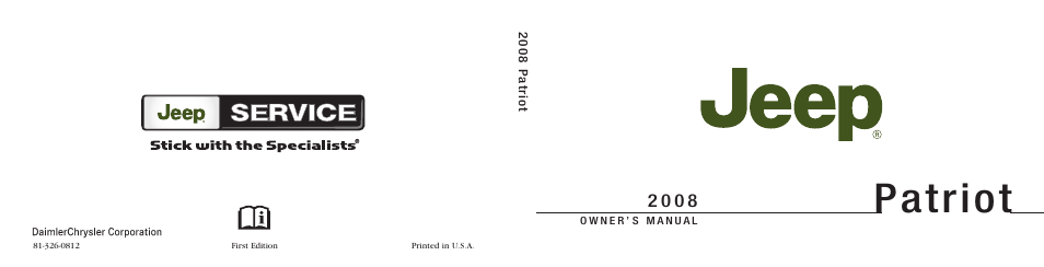 Jeep 2008 Patriot User Manual | 438 pages