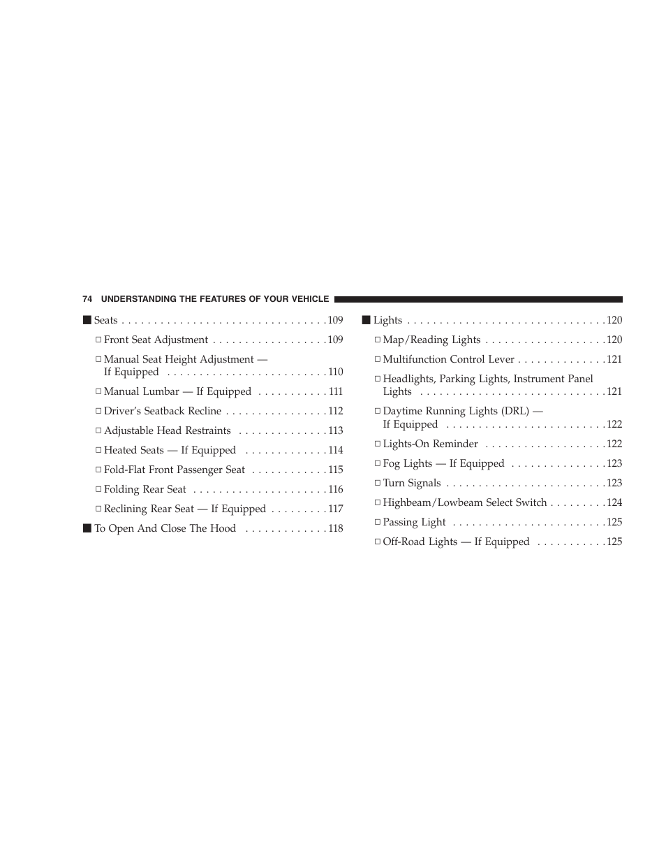 Jeep 2008 Patriot User Manual | Page 76 / 438