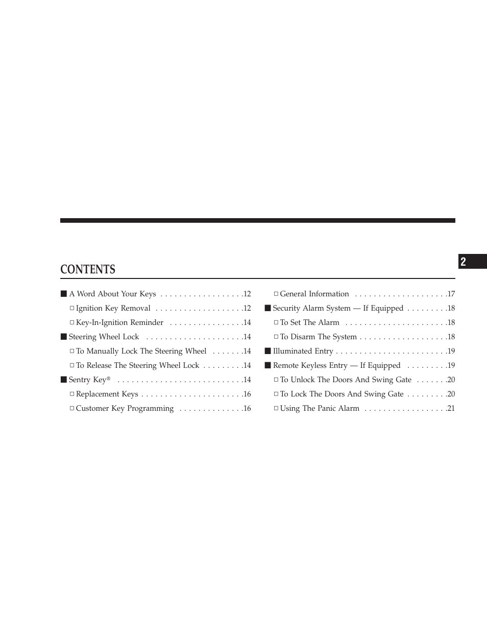 Jeep 2008 Wrangler User Manual | Page 10 / 466