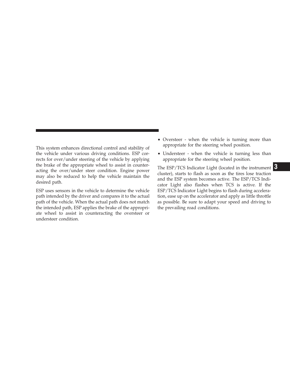 Esp (electronic stability program) | Jeep 2008 Wrangler User Manual | Page 110 / 466