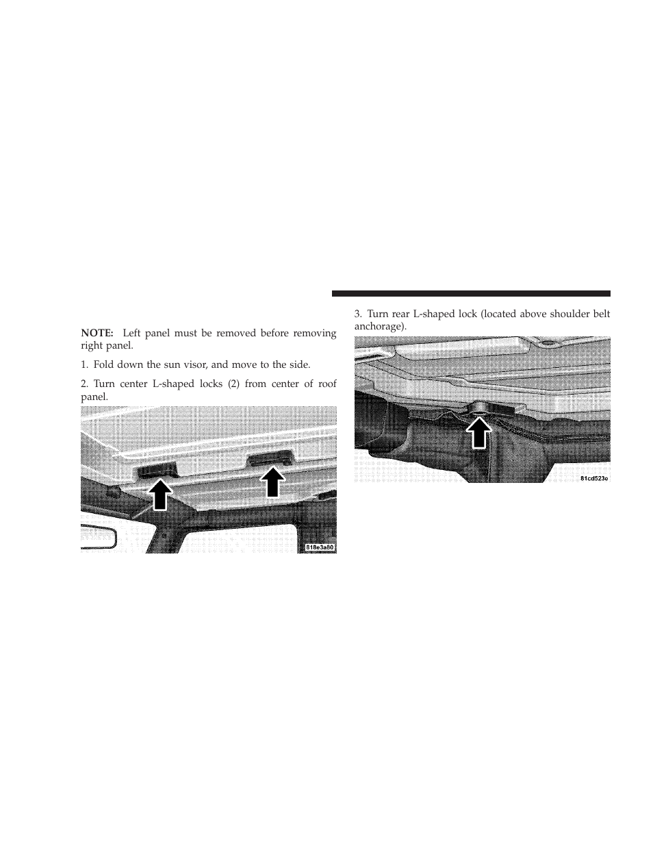 Front panel(s) removal | Jeep 2008 Wrangler User Manual | Page 127 / 466