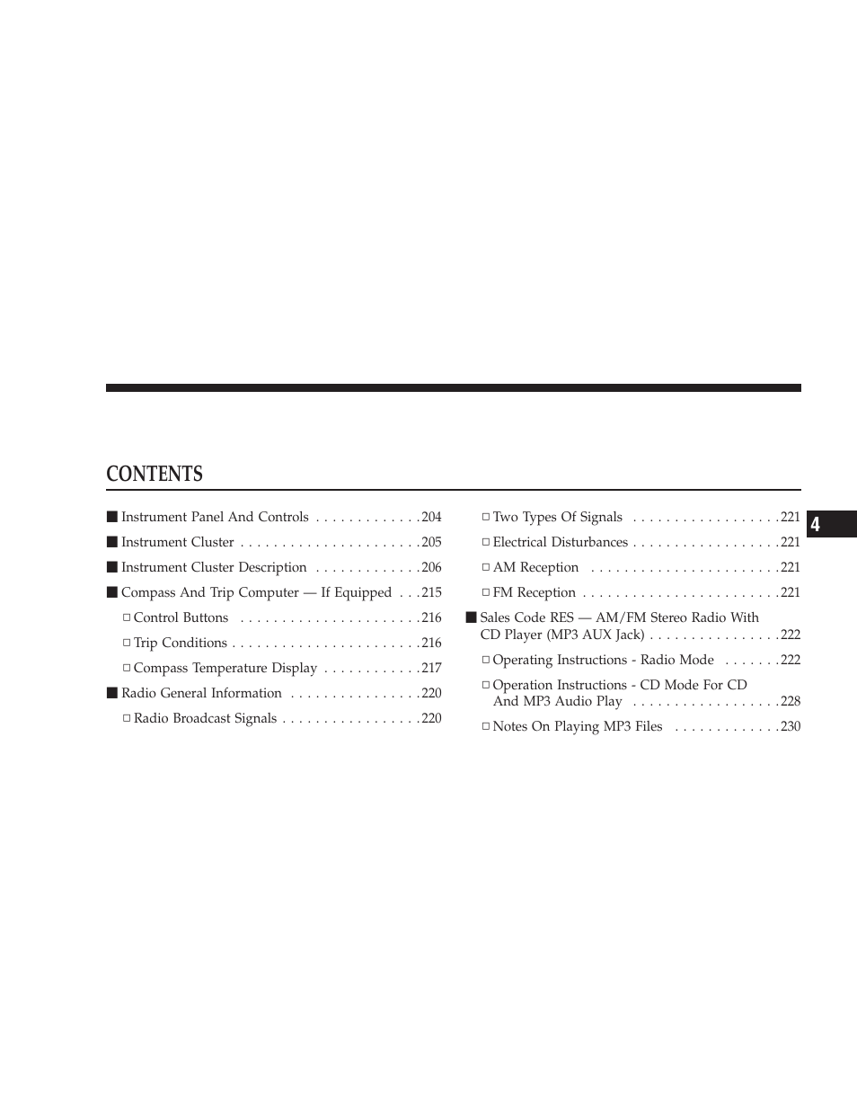 Jeep 2008 Wrangler User Manual | Page 202 / 466
