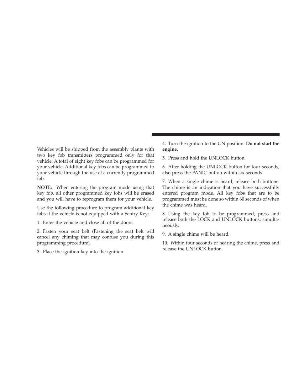 Programming additional transmitters | Jeep 2008 Wrangler User Manual | Page 23 / 466