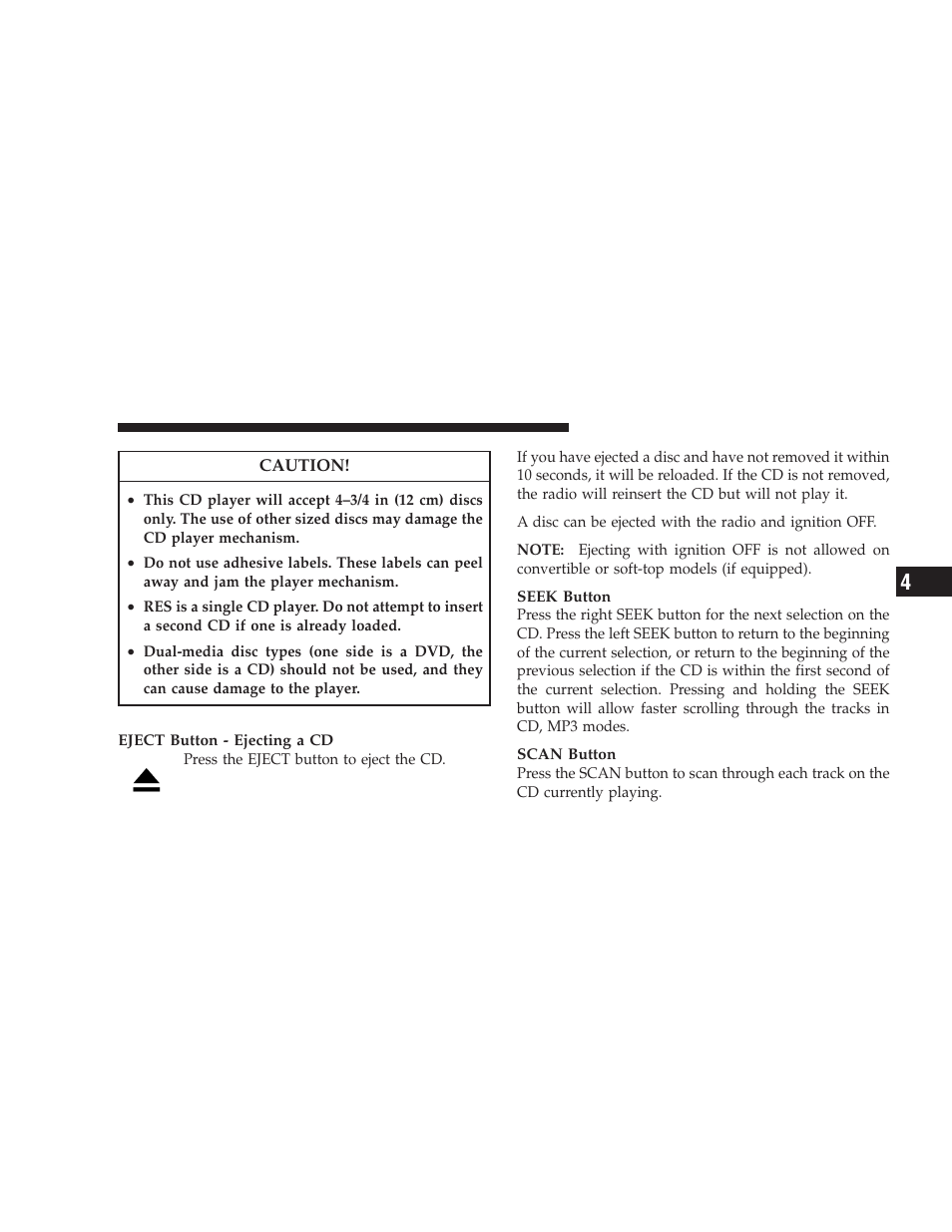 Jeep 2008 Wrangler User Manual | Page 230 / 466