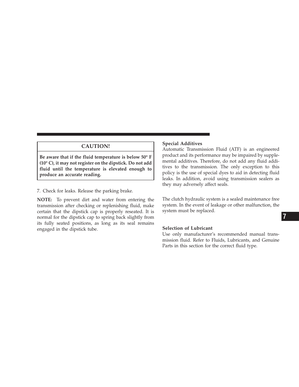 Hydraulic clutch fluid - manual transmission, Manual transmission, Hydraulic clutch fluid — manual | Transmission | Jeep 2008 Wrangler User Manual | Page 404 / 466