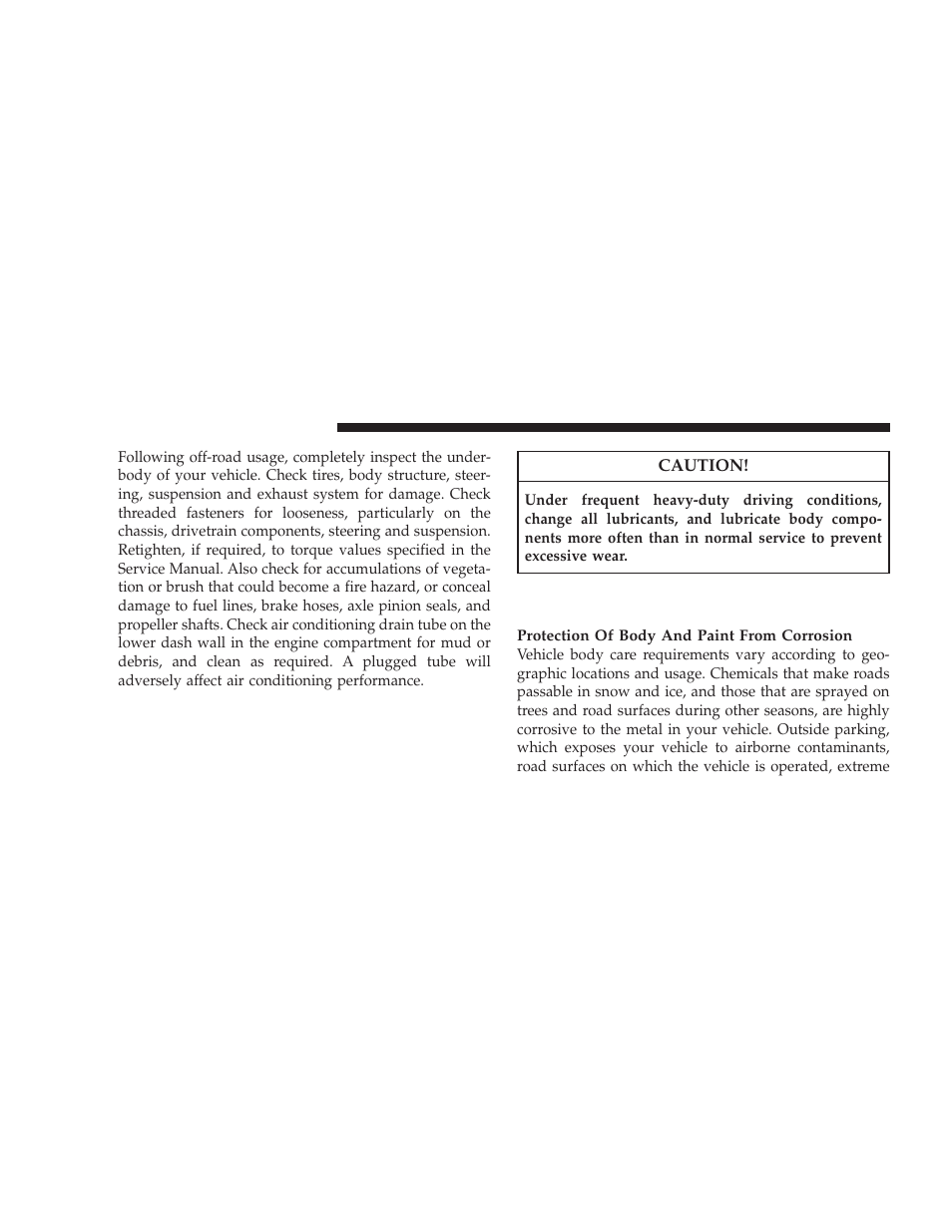 Appearance care and protection from corrosion, Appearance care and protection from, Corrosion | Jeep 2008 Wrangler User Manual | Page 407 / 466