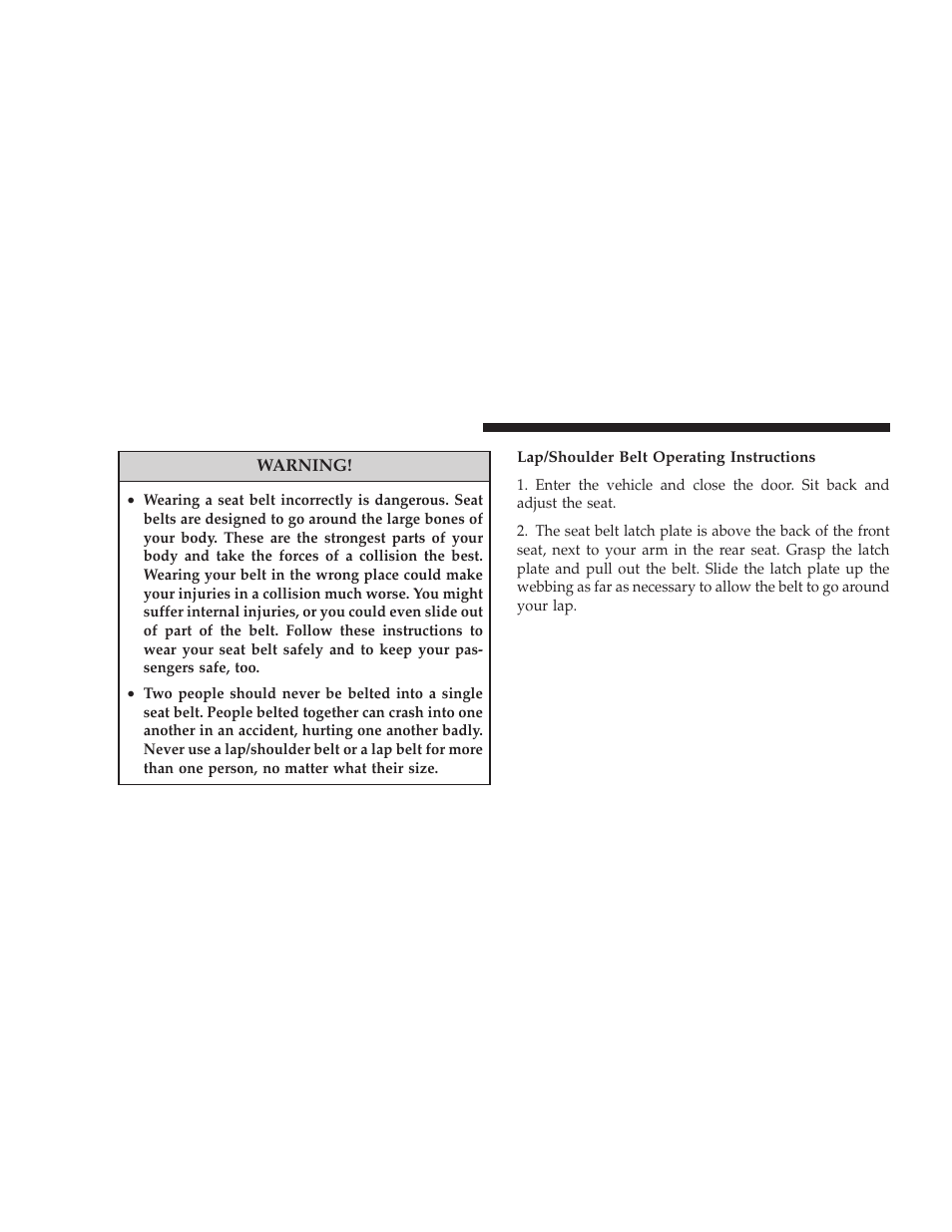 Jeep 2008 Wrangler User Manual | Page 43 / 466