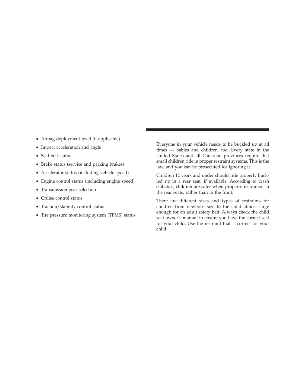 Child restraint | Jeep 2008 Wrangler User Manual | Page 63 / 466
