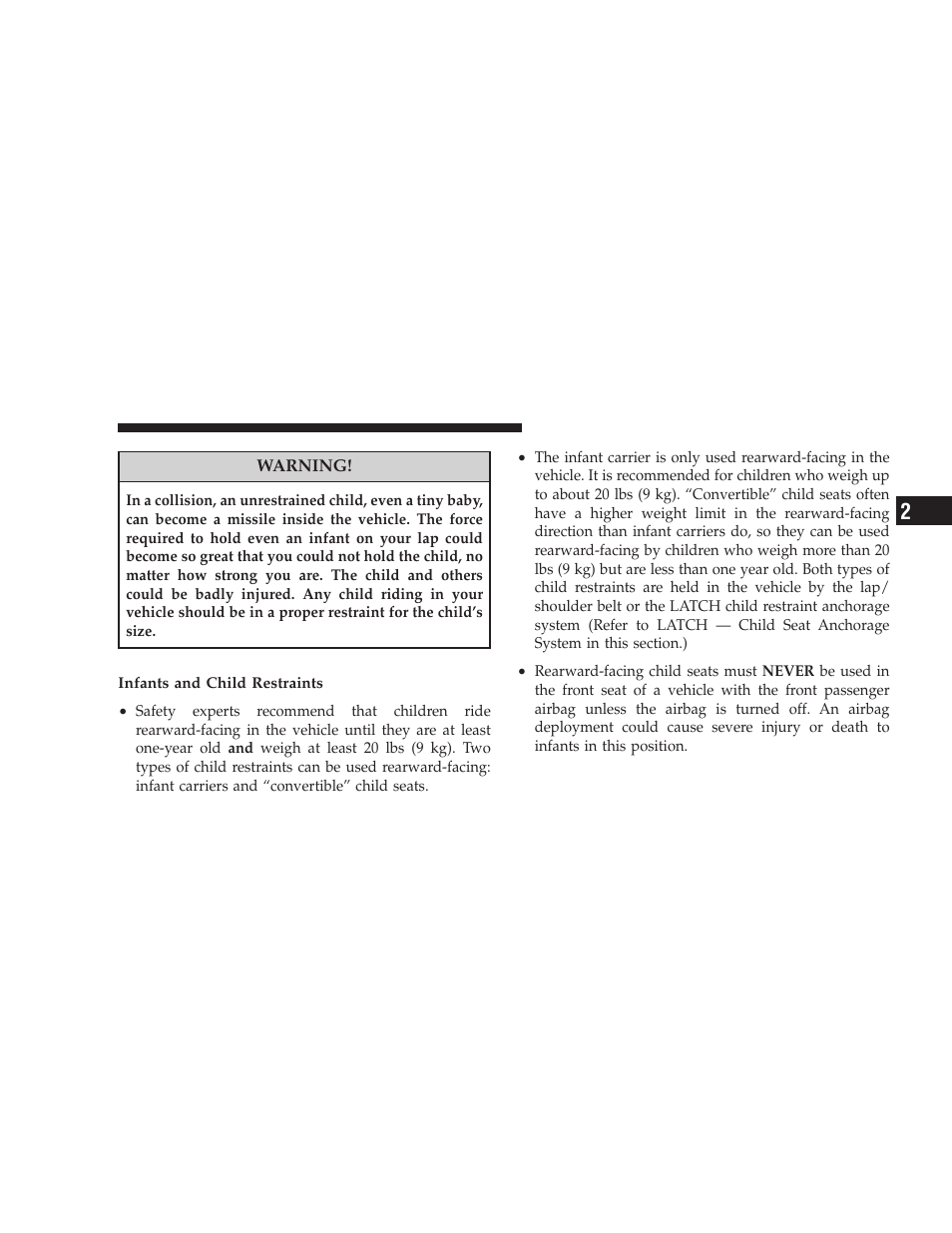 Jeep 2008 Wrangler User Manual | Page 64 / 466