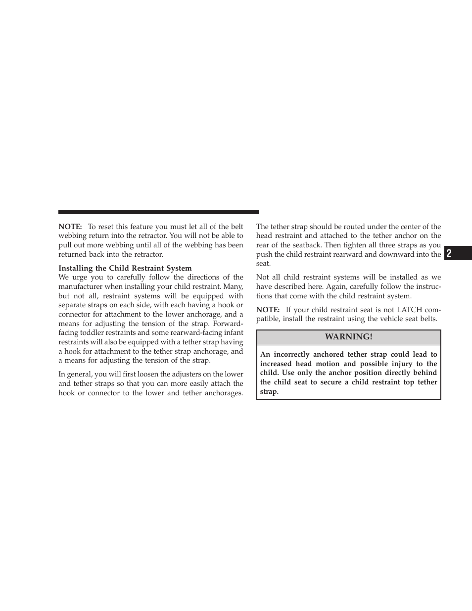 Jeep 2008 Wrangler User Manual | Page 68 / 466