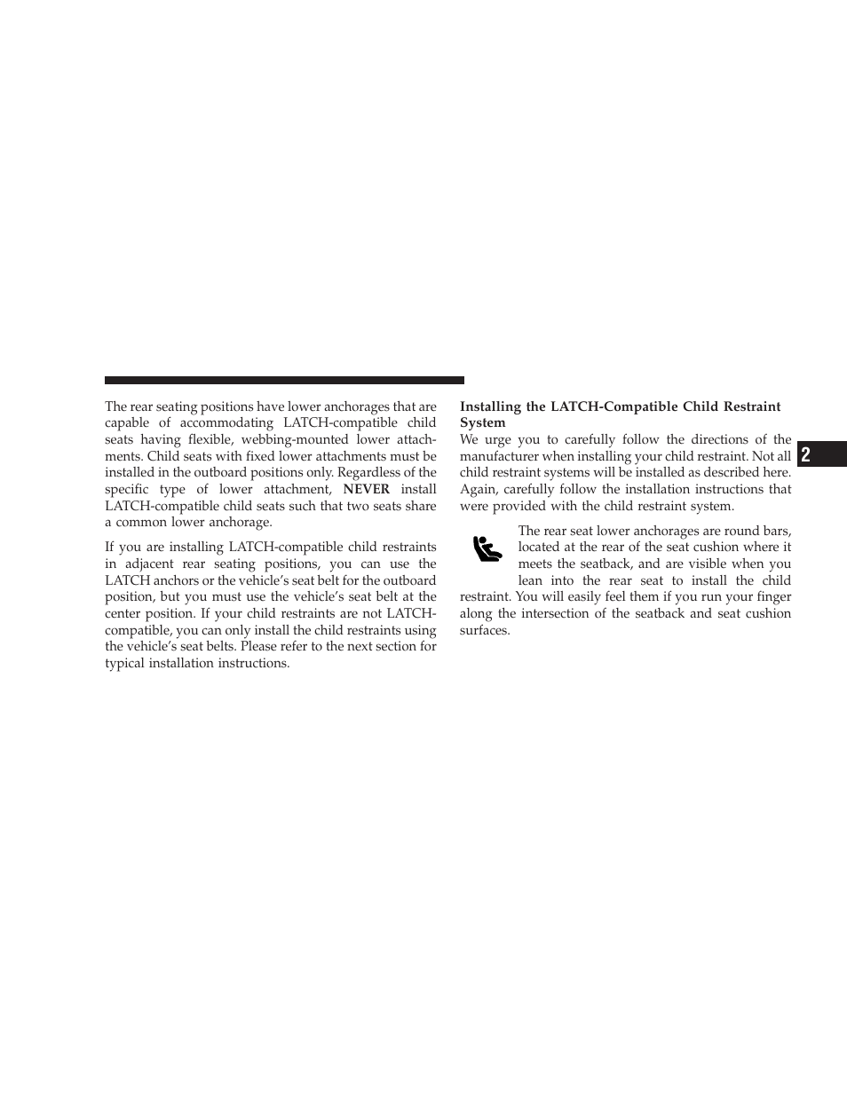 Jeep 2008 Wrangler User Manual | Page 70 / 466