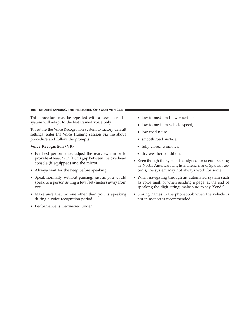 Jeep 2009 Commander User Manual | Page 110 / 519