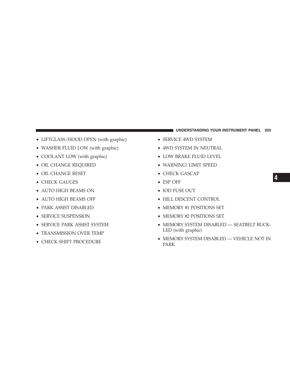 Jeep 2009 Commander User Manual | Page 205 / 519