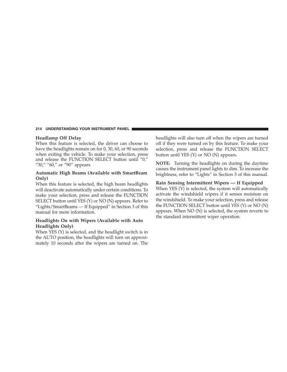 Jeep 2009 Commander User Manual | Page 216 / 519