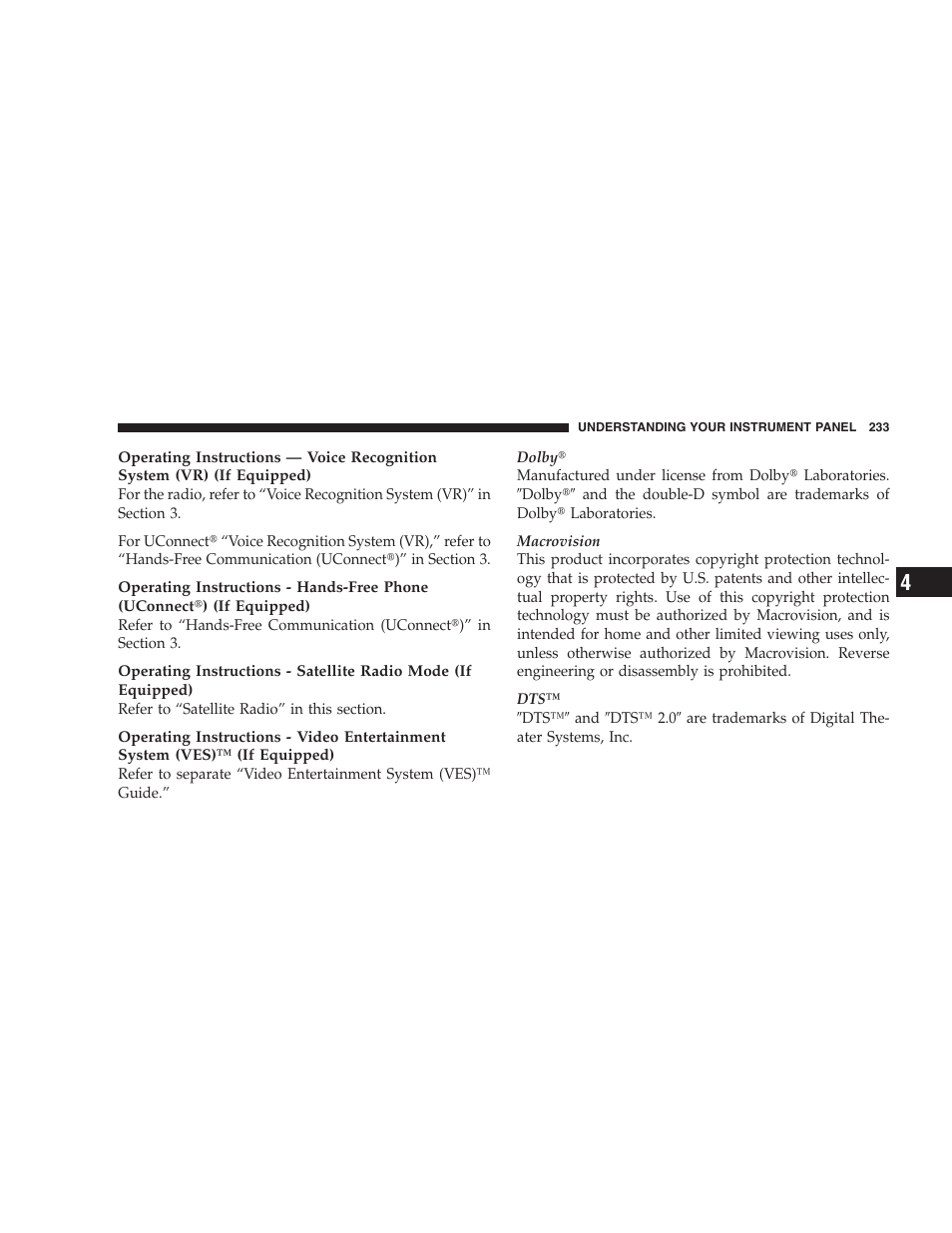 Jeep 2009 Commander User Manual | Page 235 / 519