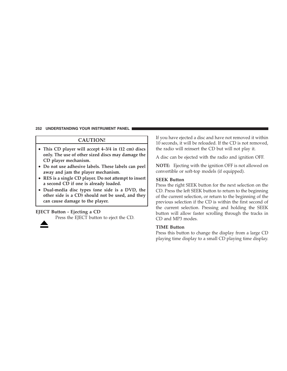 Jeep 2009 Commander User Manual | Page 254 / 519