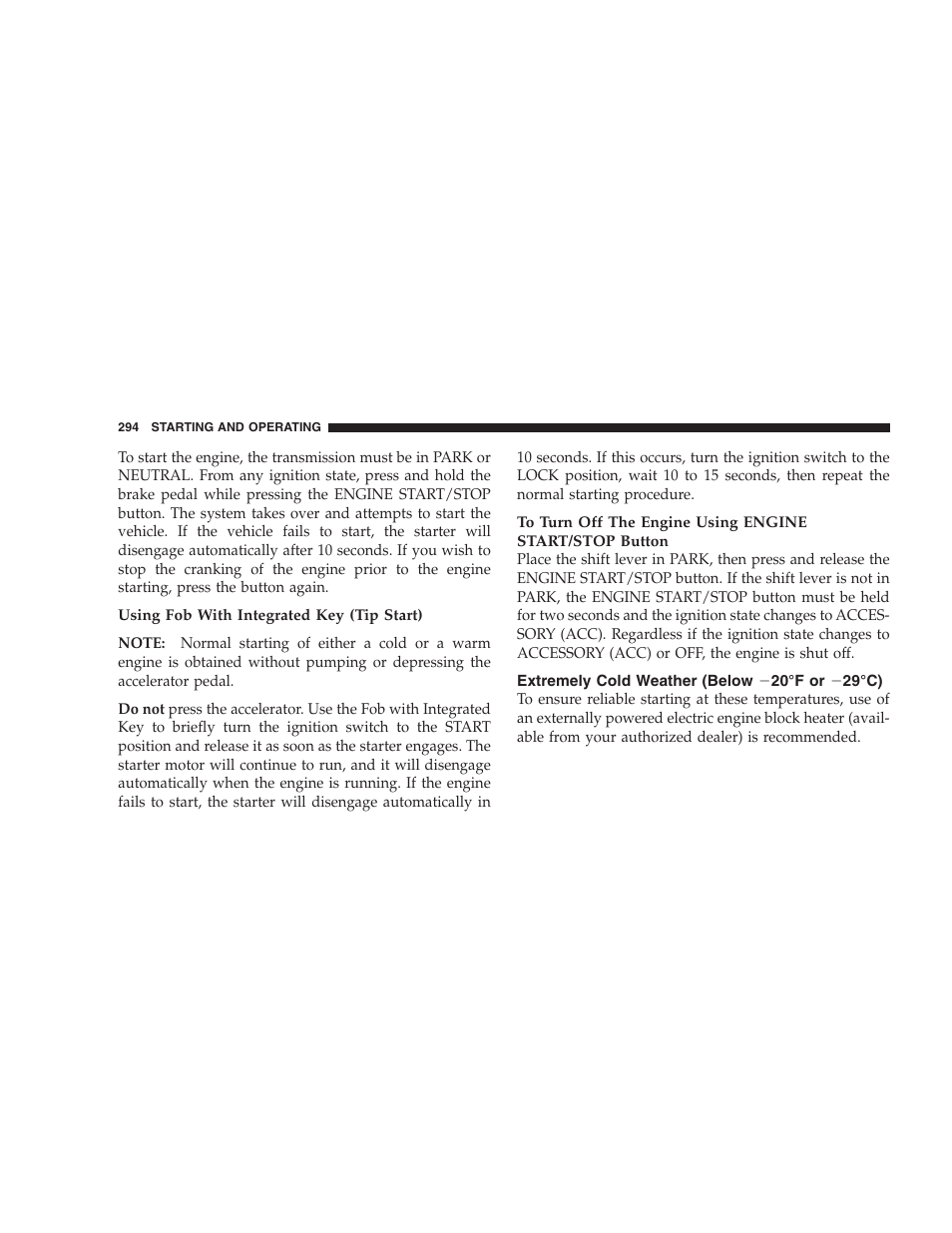 Jeep 2009 Commander User Manual | Page 296 / 519