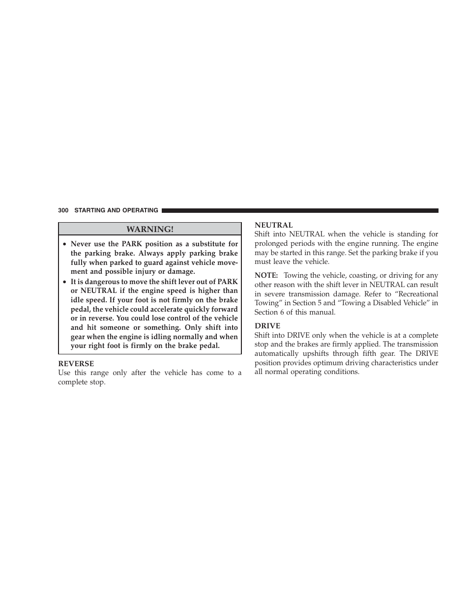 Jeep 2009 Commander User Manual | Page 302 / 519
