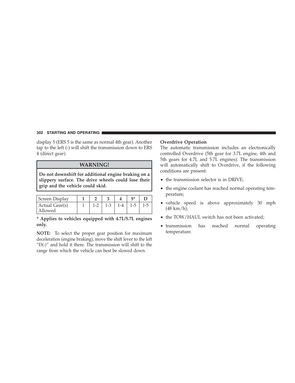 Jeep 2009 Commander User Manual | Page 304 / 519