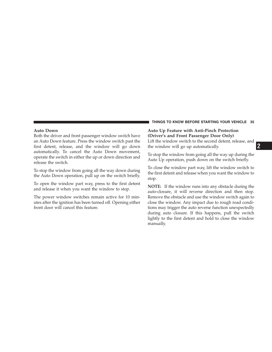 Jeep 2009 Commander User Manual | Page 37 / 519