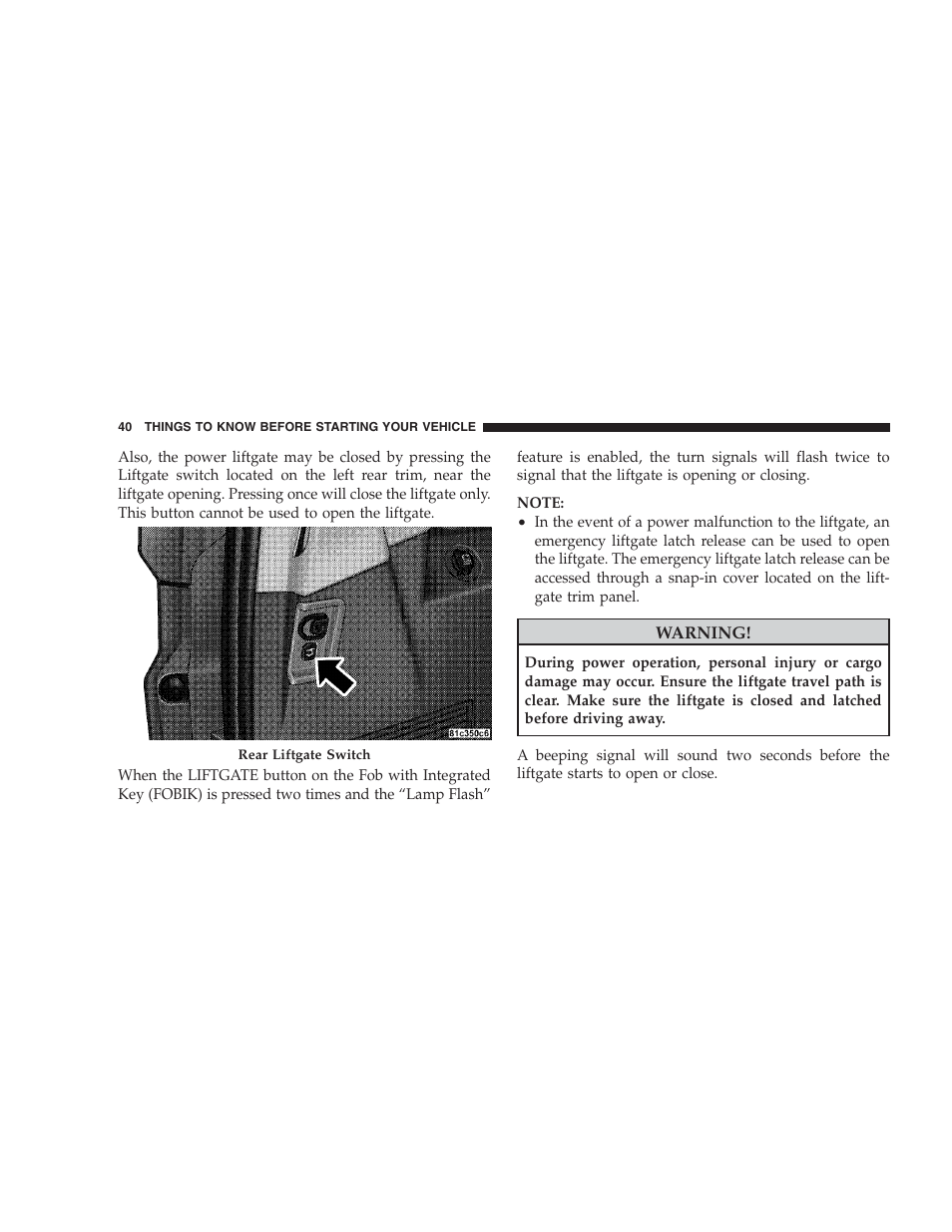 Jeep 2009 Commander User Manual | Page 42 / 519