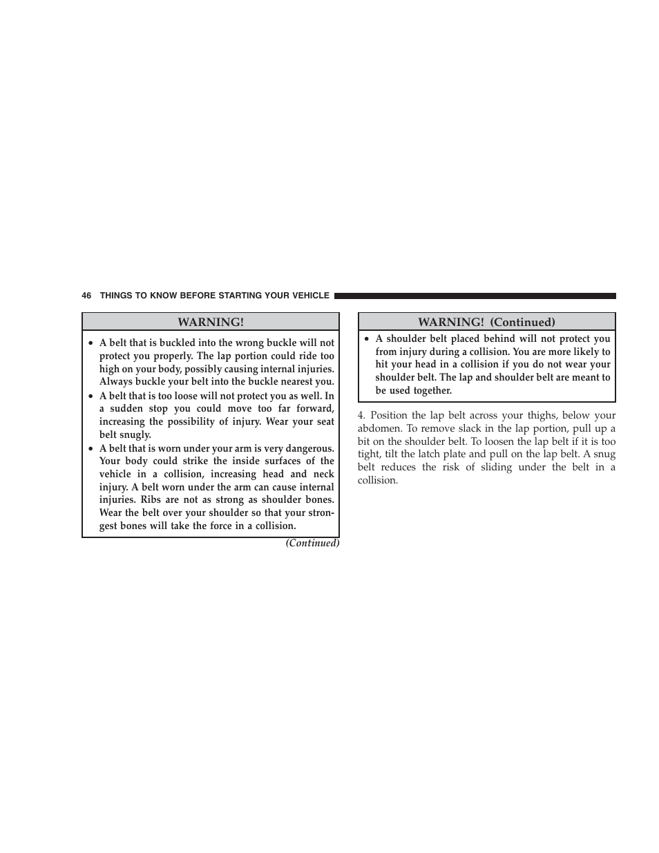 Jeep 2009 Commander User Manual | Page 48 / 519