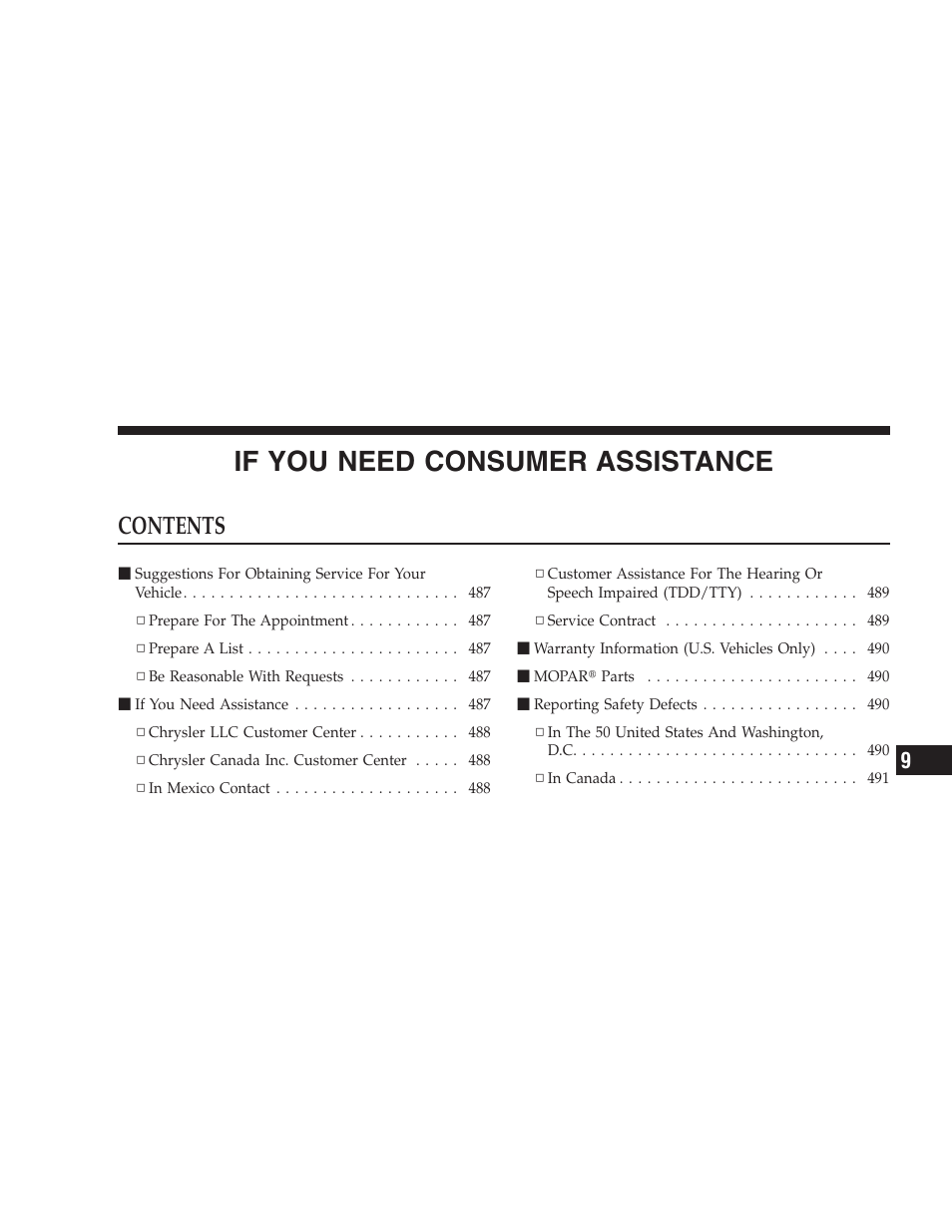 Jeep 2009 Commander User Manual | Page 487 / 519