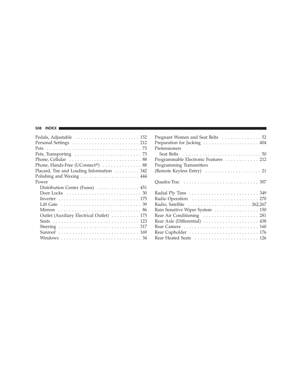 Jeep 2009 Commander User Manual | Page 510 / 519