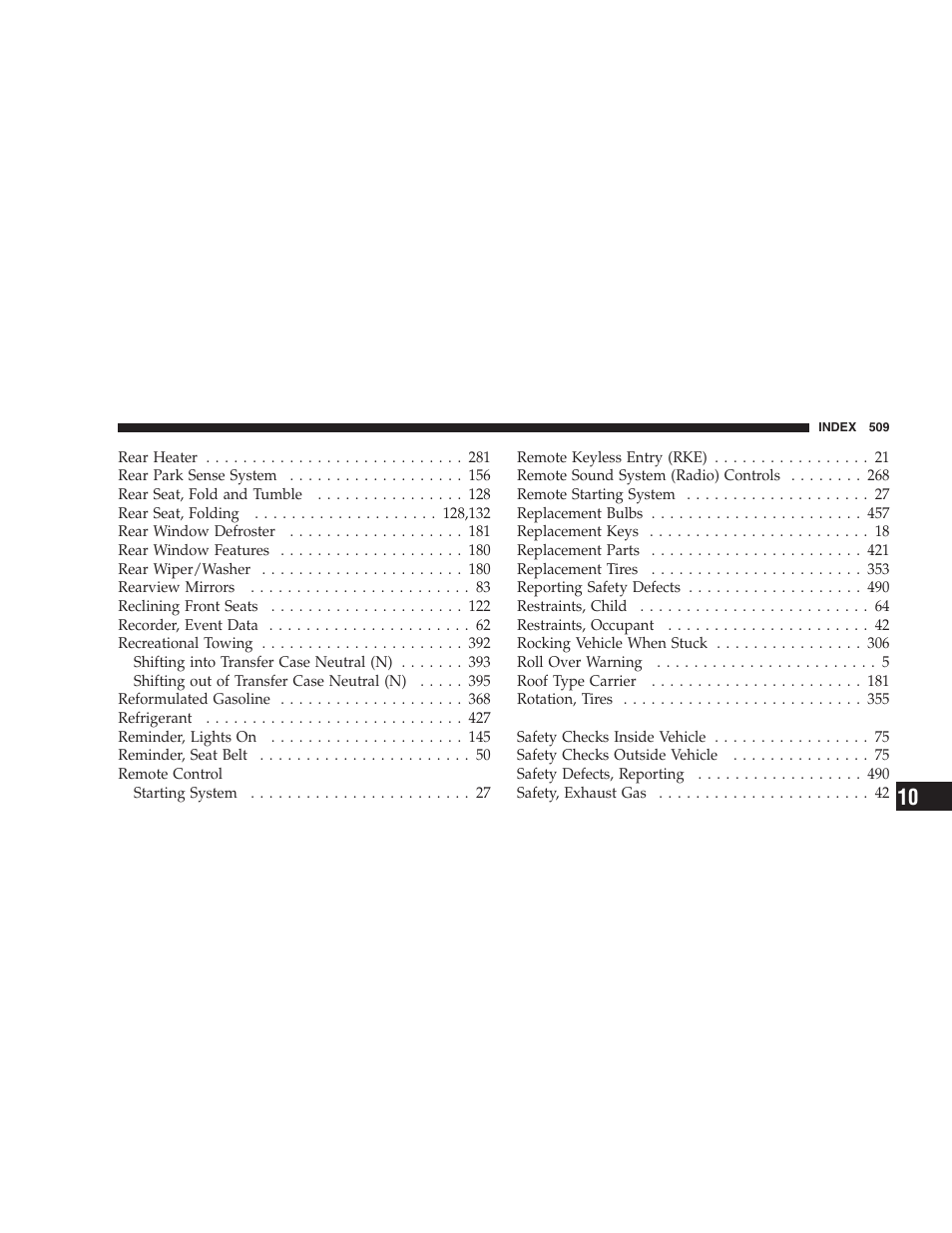 Jeep 2009 Commander User Manual | Page 511 / 519