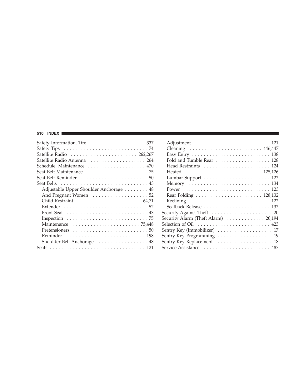 Jeep 2009 Commander User Manual | Page 512 / 519