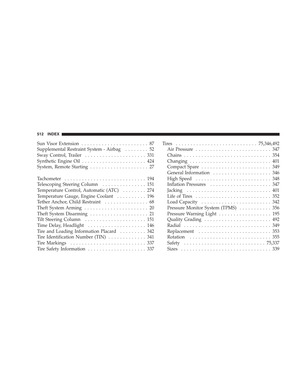 Jeep 2009 Commander User Manual | Page 514 / 519