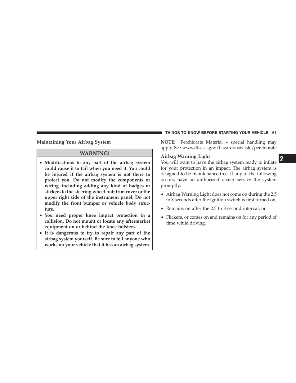 Jeep 2009 Commander User Manual | Page 63 / 519