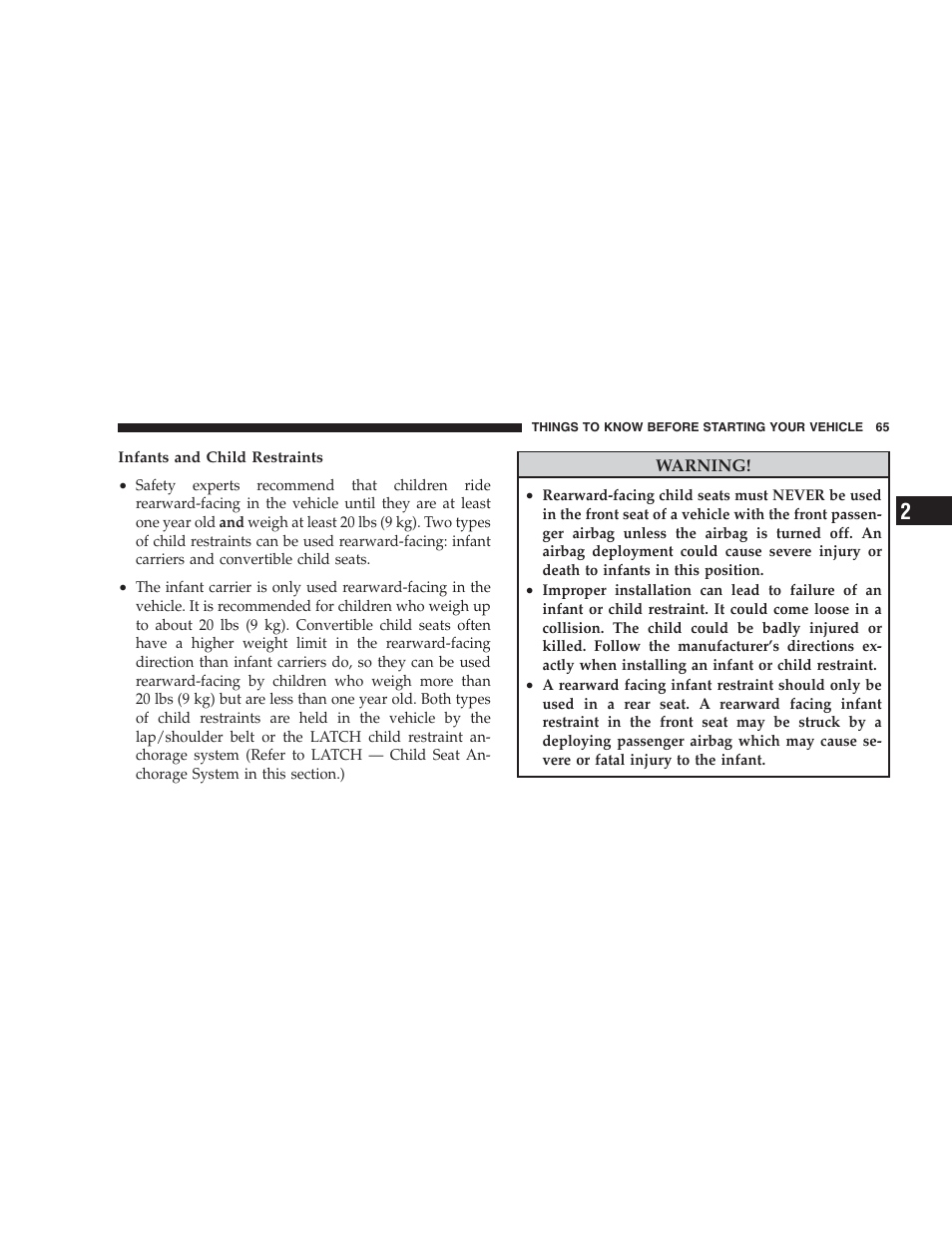 Jeep 2009 Commander User Manual | Page 67 / 519