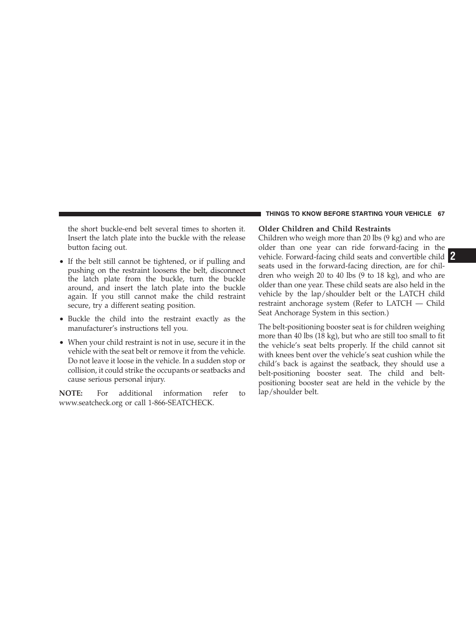 Jeep 2009 Commander User Manual | Page 69 / 519