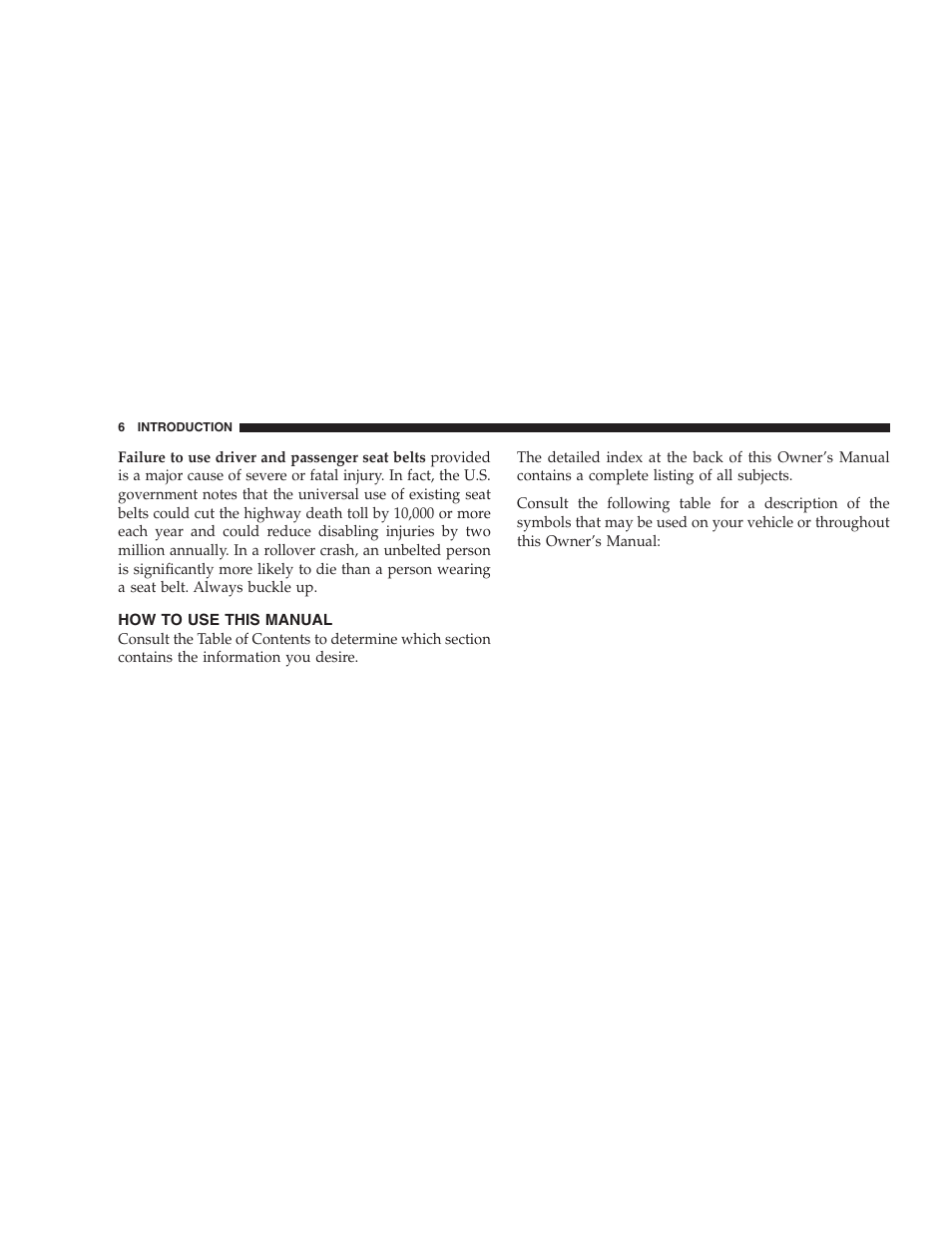 How to use this manual | Jeep 2009 Commander User Manual | Page 8 / 519