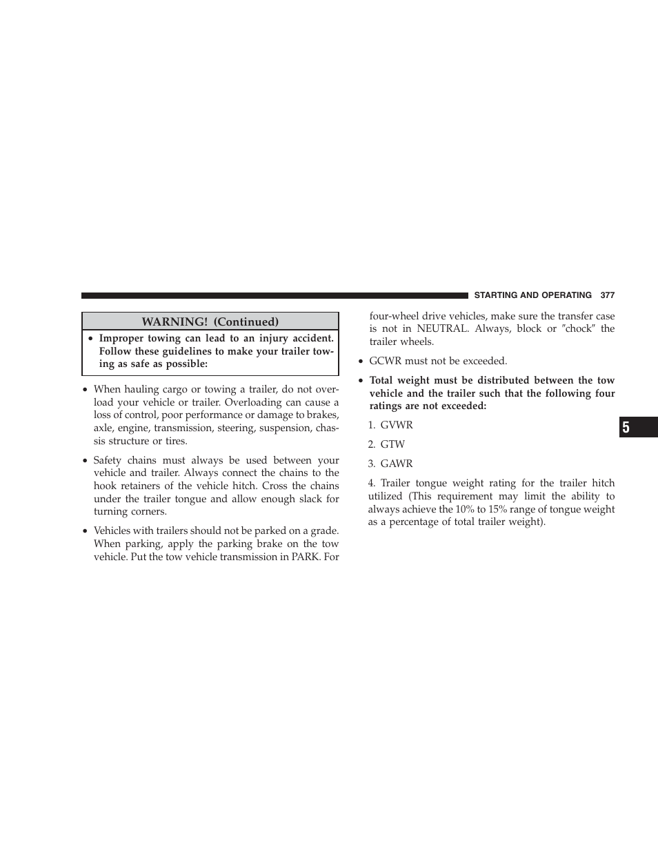 Jeep 2009 Grand Cherokee - Owner Manual User Manual | Page 379 / 521