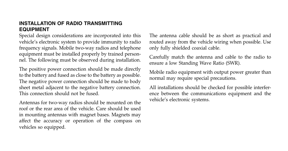 Jeep 2009 Grand Cherokee SRT - Owner Manual User Manual | Page 438 / 439