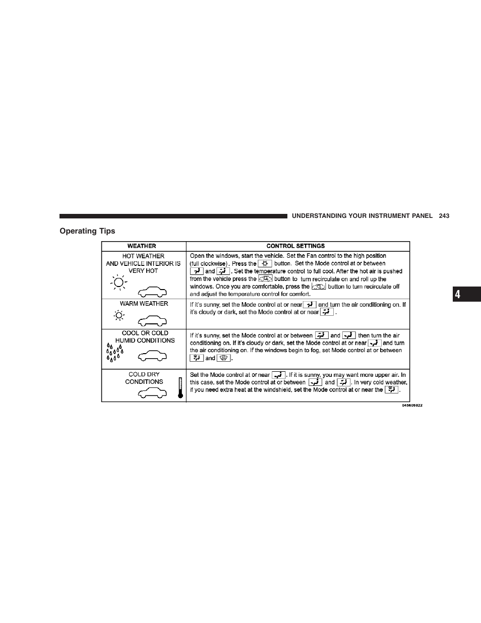 Operating tips | Jeep 2009 Compass - Owner Manual User Manual | Page 245 / 439