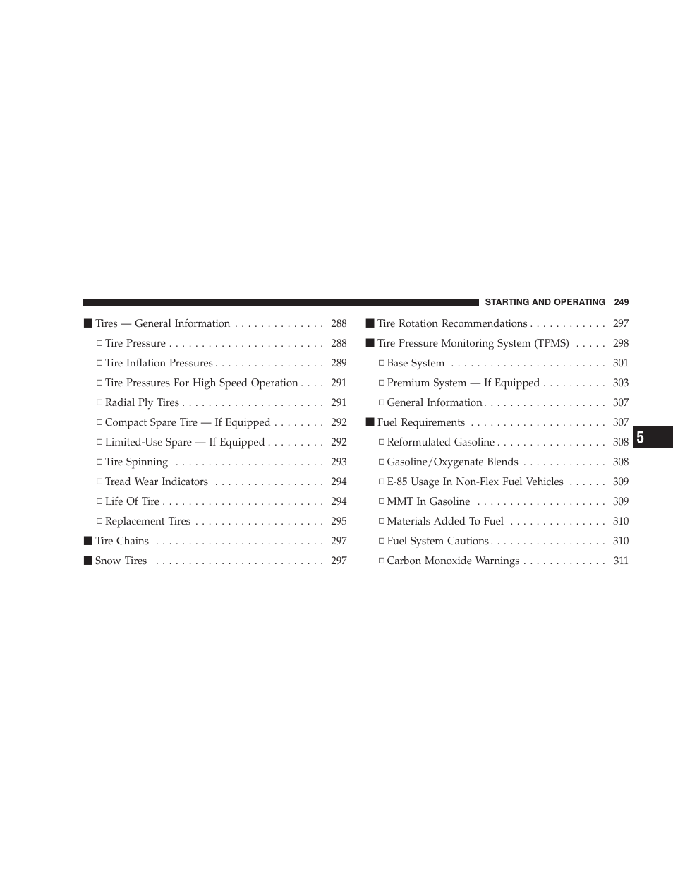 Jeep 2009 Compass - Owner Manual User Manual | Page 251 / 439