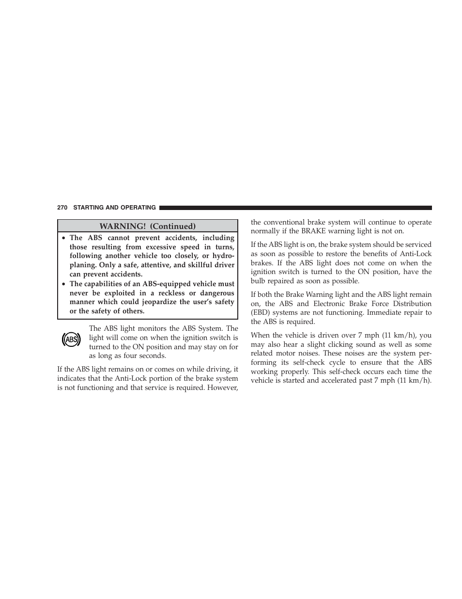 Jeep 2009 Compass - Owner Manual User Manual | Page 272 / 439