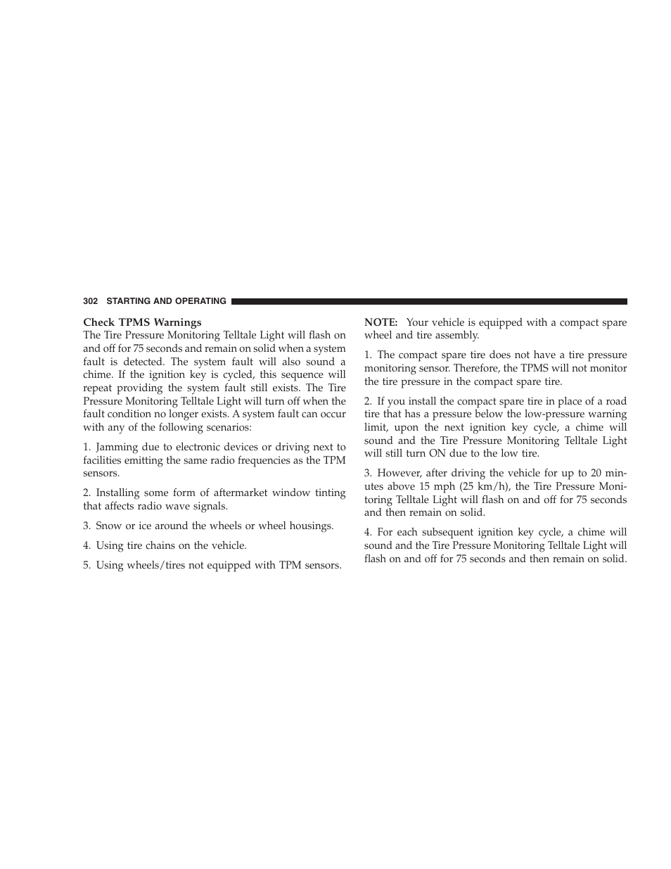 Jeep 2009 Compass - Owner Manual User Manual | Page 304 / 439