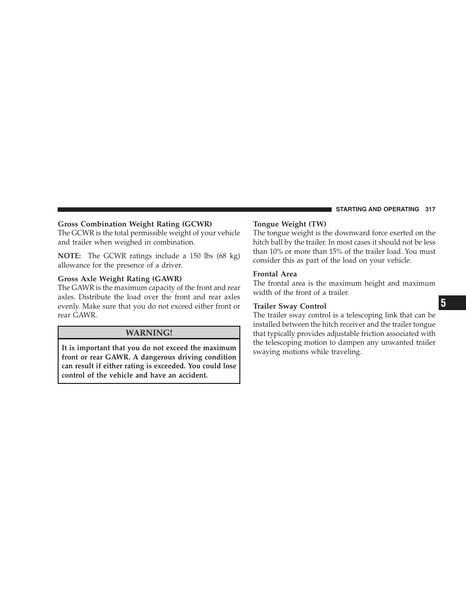 Jeep 2009 Compass - Owner Manual User Manual | Page 319 / 439