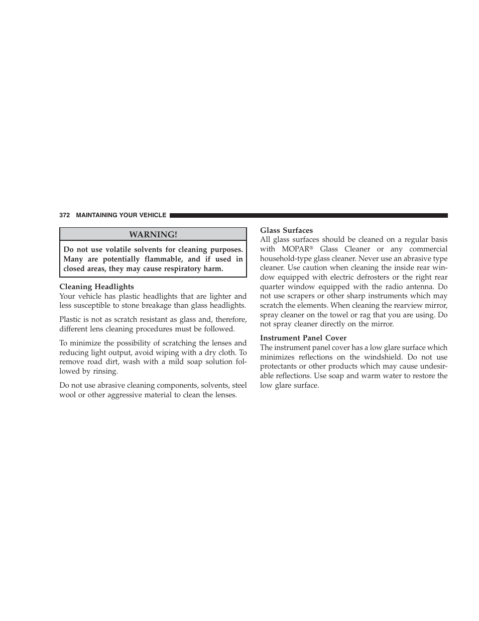 Jeep 2009 Compass - Owner Manual User Manual | Page 374 / 439