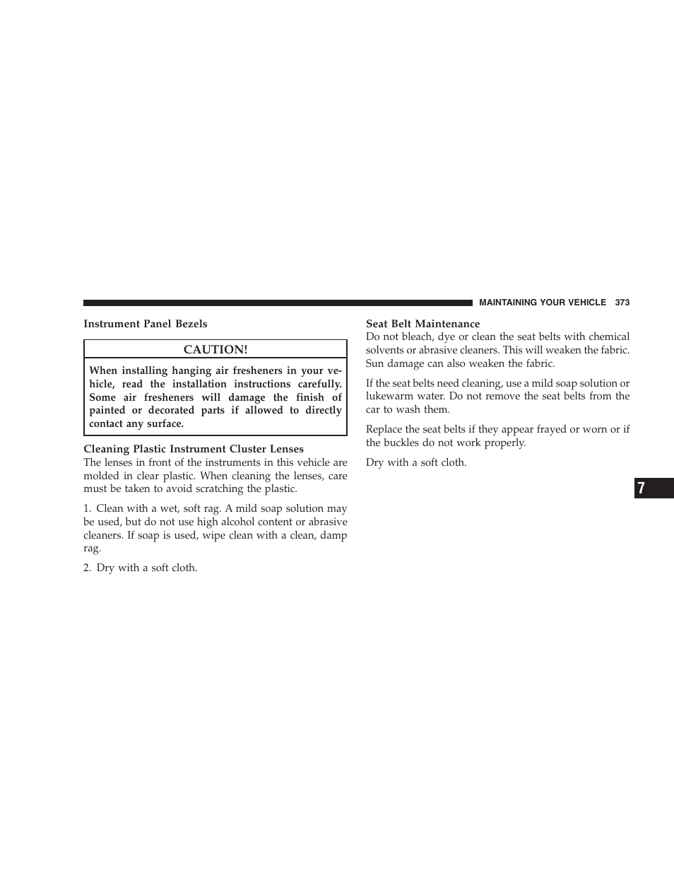 Jeep 2009 Compass - Owner Manual User Manual | Page 375 / 439