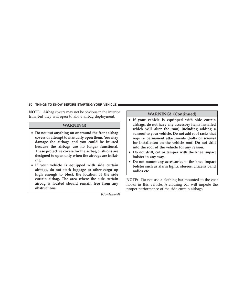Jeep 2009 Compass - Owner Manual User Manual | Page 52 / 439